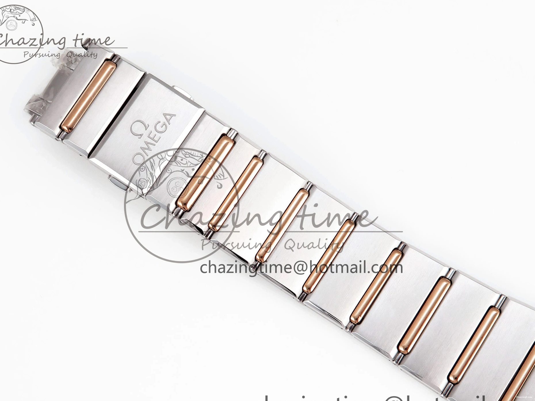 0511 Constellation 39mm SS RG ASWF 1:1 Best Edition White Diamonds Dial on SS RG Bracelet A Minimalist 7772